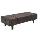  Couchtisch Sperrholz Vintage-Stil 120x55x35 cm