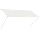  Einziehbare Markise Cremeweiß 250 x 150 cm