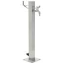  Garten-Wassersäule Edelstahl Quadratisch 65 cm