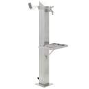  Garten-Wassersäule Edelstahl Quadratisch 95 cm