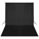  Fotohintergrund-System 500 x 300 cm Schwarz