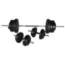  Langhantel + 2 Kurzhantel Set 60,5kg