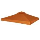  Pavillon Abdeckung Ersatzdach 310 g/m² Terracotta-Rot 3×3 m