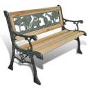 Kinder-Gartenbank 80 cm Holz
