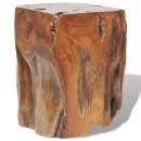  Hocker Teak Massivholz 30x30x40 cm