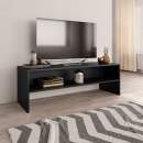  TV-Schrank Schwarz 120x40x40 cm Holzwerkstoff