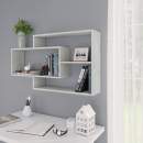 Wandregale Betongrau 104x20x58,5 cm Holzwerkstoff