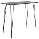  Bartisch Schwarz 120x60x96 cm