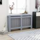  Heizkörperverkleidung Anthrazit 152x19x81,5 cm MDF