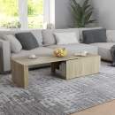  Couchtisch Sonoma-Eiche 150x50x35 cm Holzwerkstoff