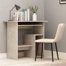  Schreibtisch Betongrau 80x45x74 cm Holzwerkstoff