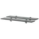  Schwebende Regale 2 Stk. Glas 60x10 cm 8 mm
