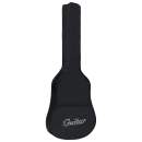  Gitarrentasche für 4/4 Klassikgitarre Schwarz 100x37 cm Stoff