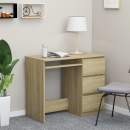  Schreibtisch Sonoma-Eiche 90x45x76 cm Holzwerkstoff