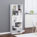  Bücherregal Weiß 67x24x161 cm Holzwerkstoff