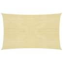  Sonnensegel 160 g/m² Beige 2x4,5 m HDPE