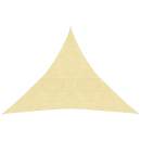  Sonnensegel 160 g/m² Beige 3x3x3 m HDPE  