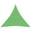  Sonnensegel 160 g/m² Hellgrün 4,5x4,5x4,5 m HDPE