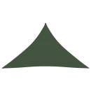  Sonnensegel 160 g/m² Dunkelgrün 3,5x3,5x4,9 m HDPE