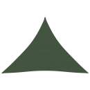  Sonnensegel 160 g/m² Dunkelgrün 4x4x4 m HDPE