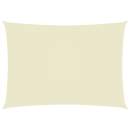  Sonnensegel Oxford-Gewebe Rechteckig 3x5 m Creme