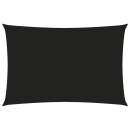  Sonnensegel Oxford-Gewebe Rechteckig 2x4,5 m Schwarz