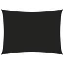 Sonnensegel Oxford-Gewebe Rechteckig 3x4,5 m Schwarz