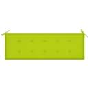  Gartenbank-Auflage Hellgrün 150x50x3 cm Oxford-Gewebe