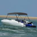  2-Bow Bimini Top Anthrazit 180x150x110 cm